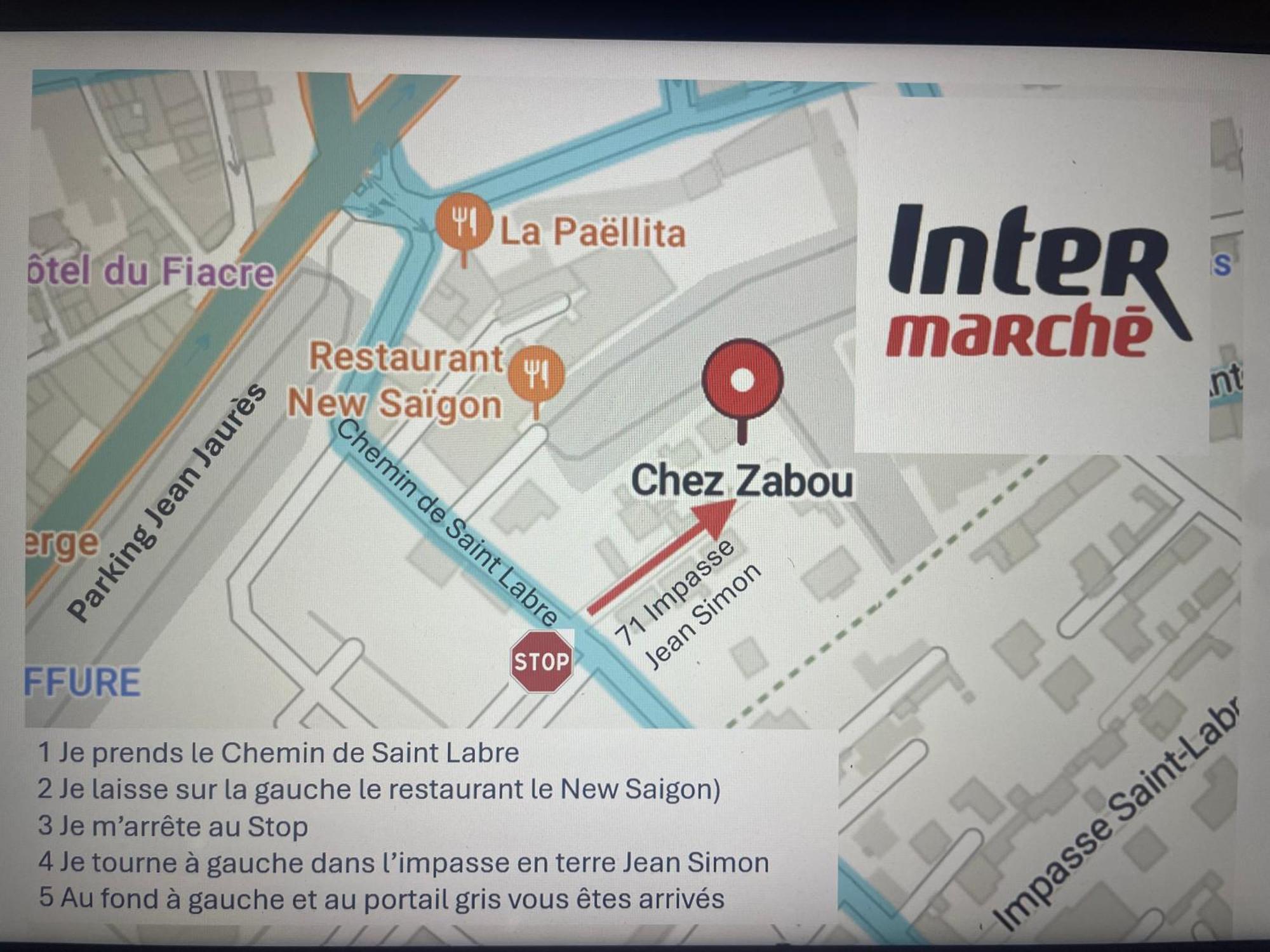 קרפנטרה "Chambre" Chez Zabou מראה חיצוני תמונה